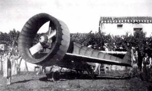 Primer prototipo de aerogenio (F. Gallego)