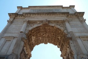 Arco de Tito. Detalle.