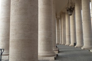 Plaza de San Pedro. Columnata de Bernini.