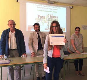 Patricia Barrios Vaquero, accésit del IES Senara de Babilafuente.